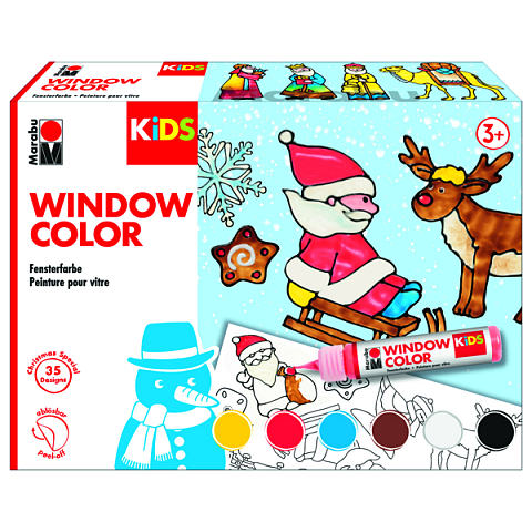 Marabu Window Color Christmas Bilder-Set zum Ausmalen
