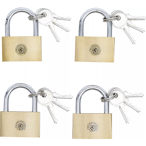BGS technic Brass Padlock Set