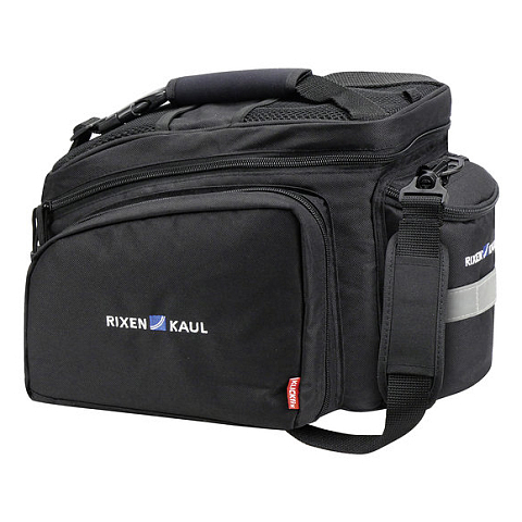 KLICKfix Rackpack 2 Plus Hinten Fahrrad-Rucksack 16 l Schwarz
