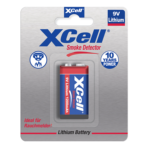 XCell X9V-B 9V-Block Batterie 1er Blister