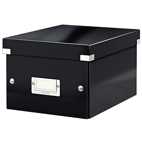 Leitz Storage Box Click & Store Small Karton Schwarz