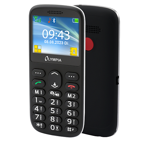 Olympia Sun 5,87 cm (2.31") 77,4 g Schwarz Kamera-Handy