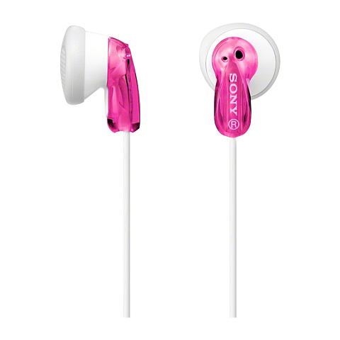 Sony MDR-E9LP Kopfhörer Kabelgebunden im Ohr Musik Pink, Weiß