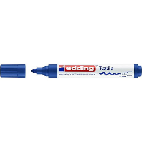 Edding 4500 Permanent-Marker Rundspitze Blau 1 Stück(e)