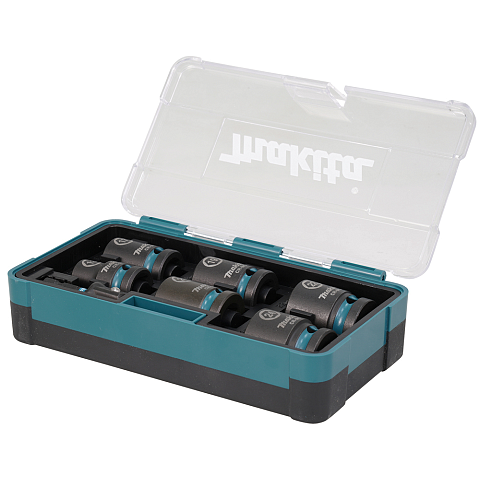Makita E-16592 Steckschlüsseleinsatz Steckschlüsselsatz Schwarz, Türkis