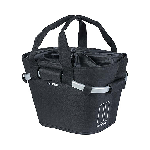 Basil Classic Carry All KF Vorderseite Fahrradtasche 15 l Polyester Schwarz
