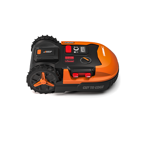 WORX WR147E.1 Rasenmäher Rasenmähroboter Akku Schwarz, Orange