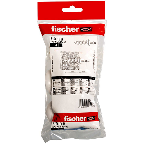 Fischer 548405 Befestigungselement zur Wärmedämmung Weiß Kunststoff 4 Stück(e)