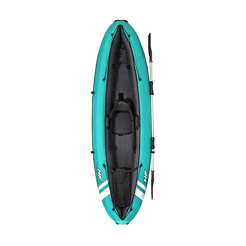 Bestway 65118 Sportkayak 1 Person(en) Schwarz, Türkis Nylon, Polyvinylchlorid (PVC) Aufblasbares Kajak