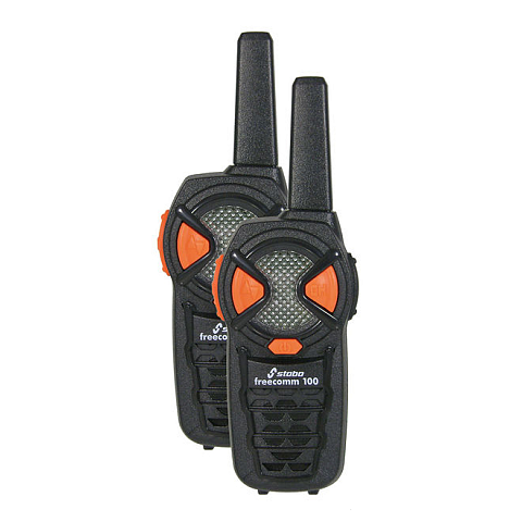 Stabo freecomm 100 Funksprechgerät 6 Kanäle 446.00625 - 446.06875 MHz Schwarz
