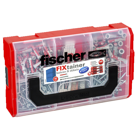 Fischer FIXtainer 306 150 Stück(e) Schrauben- & Dübelsatz