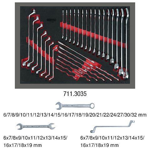 KS Tools 711.3035 Schraubenschlüssel & Set