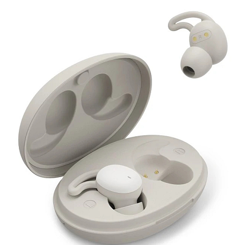 Hama Spirit Calm Kopfhörer True Wireless Stereo (TWS) im Ohr Anrufe/Musik Bluetooth Beige, Weiß
