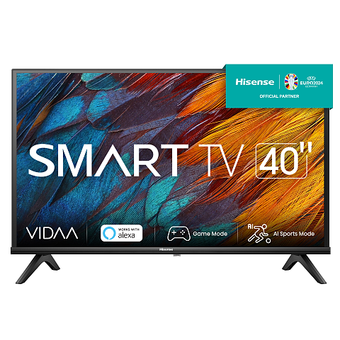 Hisense 40A4K 101,6 cm (40") Full HD Smart-TV WLAN Schwarz 200 cd/m²