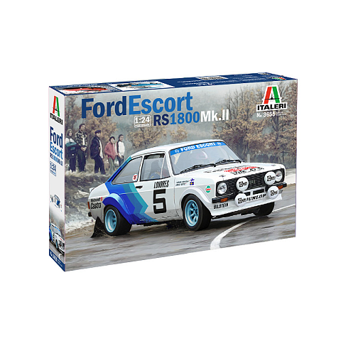 Italeri Ford Escort RS1800 Mk.II Oldtimer-Modell Montagesatz 1:24
