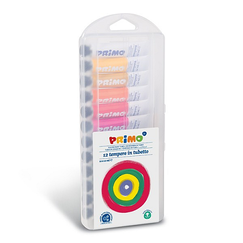 Primo 448T12AP Bastel- & Hobby-Farbe Plakatfarbe 144 ml 12 Stück(e)