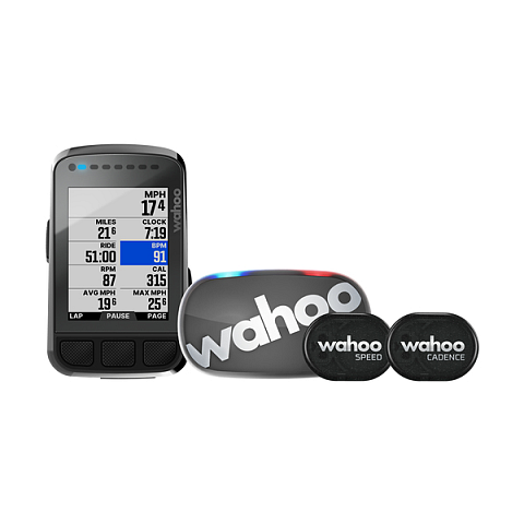 WahooFitness ELEMNT BOLT Bundle V2 5,59 cm (2.2") Kabelgebundener Fahrradcomputer Schwarz