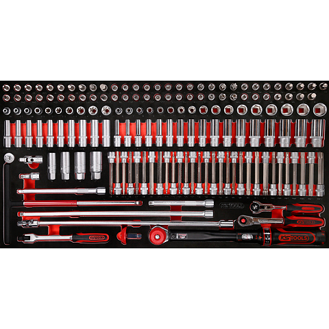 KS Tools 813.0165 Steckdosen/Steckdosen-Set Steckschlüssel-Satz
