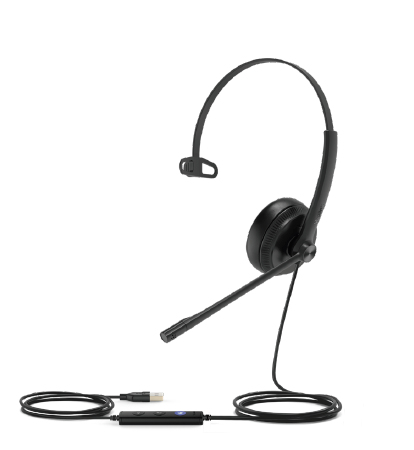 Yealink UH34 Lite Kopfhörer Kabelgebunden Kopfband Büro/Callcenter Schwarz