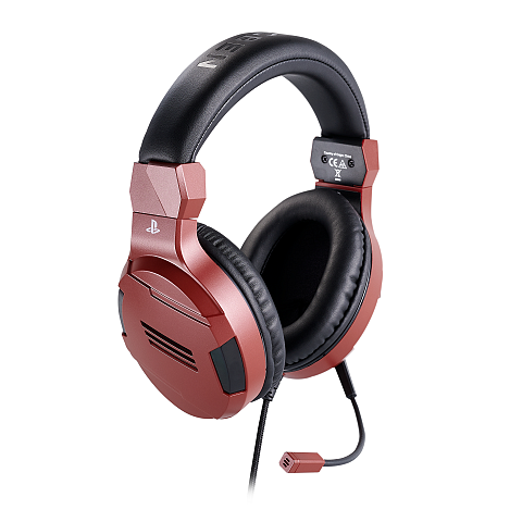 Bigben Interactive PS4OFHEADSETV3R Kopfhörer & Headset Kabelgebunden Kopfband Gaming Rot