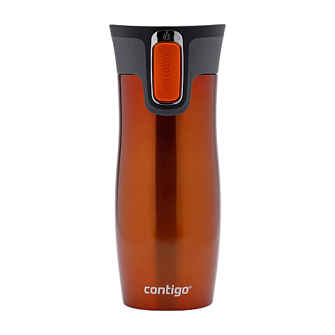 CONTIGO West Loop 470 ml Orange Edelstahl