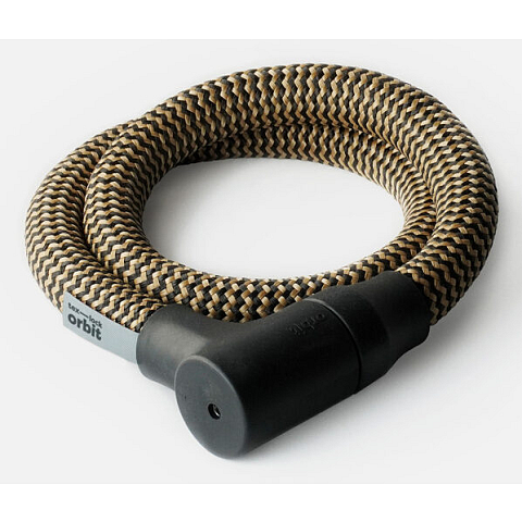 tex-lock orbit 100 Schwarz, Grün 1000 mm Kabelschloss