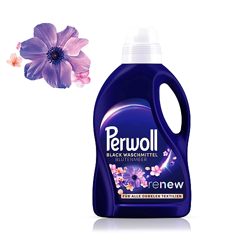 Perwoll Black Blütenmeer