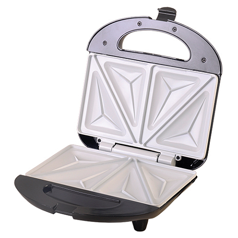 Camry Premium CR 3018 Sandwich-Toaster 700 W Schwarz, Silber