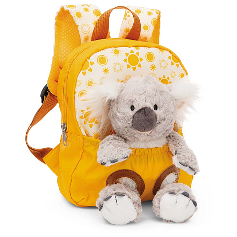 NICI 49842 Rucksack Lässiger Rucksack Gelb Plüsch, Polyester