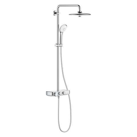 GROHE 26509000 Duschsystem 2 Kopf/Köpfe Wand Chrom