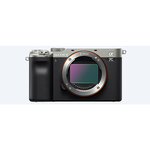 Sony α 7C MILC Body 24,2 MP CMOS 6000 x 4000 Pixel Schwarz, Silber