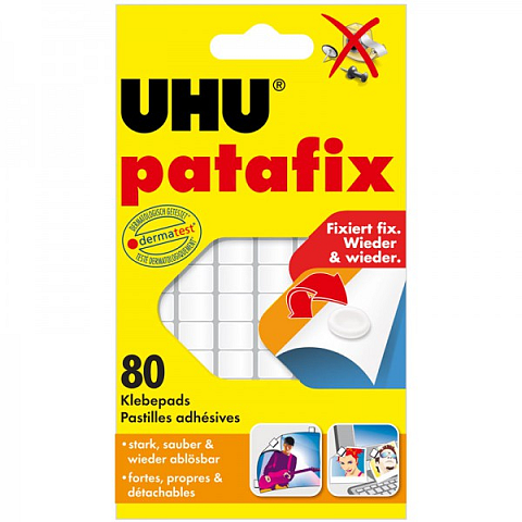 UHU Patafix Weiss Klebepads 80 st