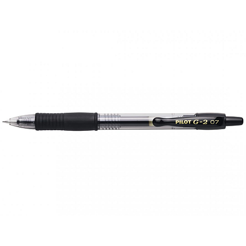 Pilot Gelroller G-2 0.7 Medium Ausziehbarer Gelschreiber Schwarz