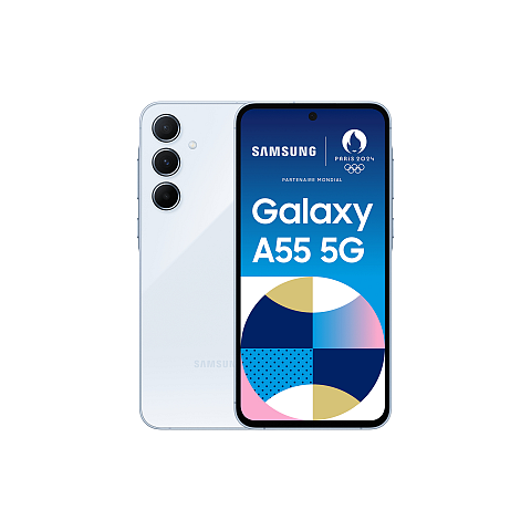 Samsung Galaxy A55 5G 16,8 cm (6.6") Dual-SIM Android 14 USB Typ-C 8 GB 128 GB 5000 mAh Blau
