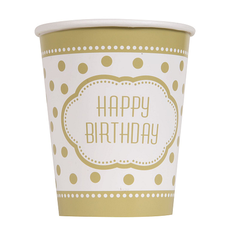 Unique Party 49586 Einwegbecher 8 Stück(e) 270 ml Papier