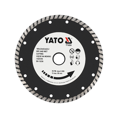 Yato YT-6024 Winkelschleifer-Zubehör