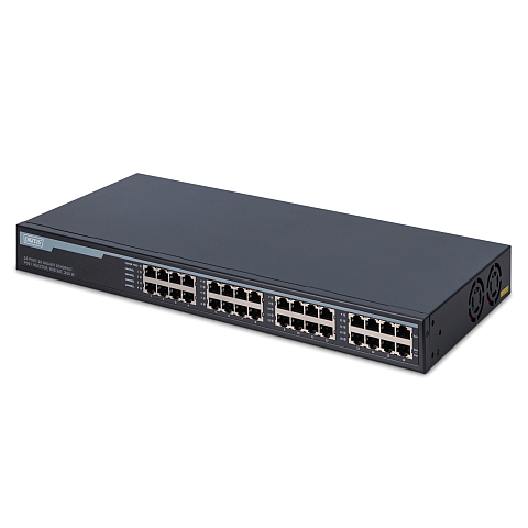 Digitus 16-Port 10G Ethernet PoE+ Injektor, 802.3at, 250 W