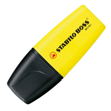 STABILO BOSS MINI Marker 5 Stück(e) Meißel Blau, Grün, Orange, Pink, Gelb