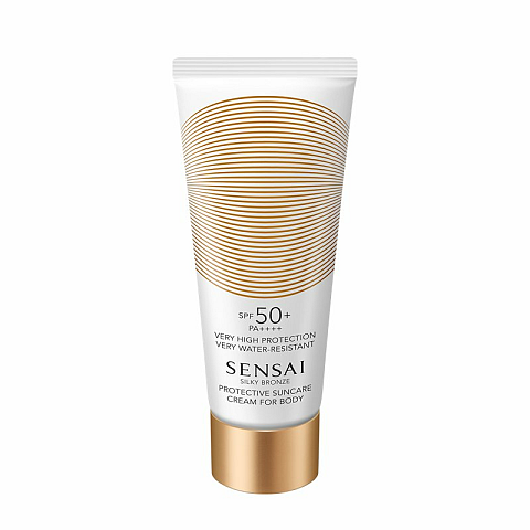 Sensai SILKY BRONZE Protective Suncare Cream For Body 50+ Sonnenschutzcreme Körper