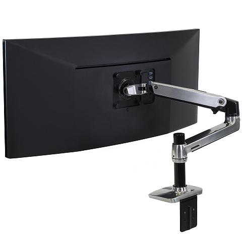 Ergotron LX Series Desk Mount LCD Arm 86,4 cm (34") Tisch/Bank Schwarz
