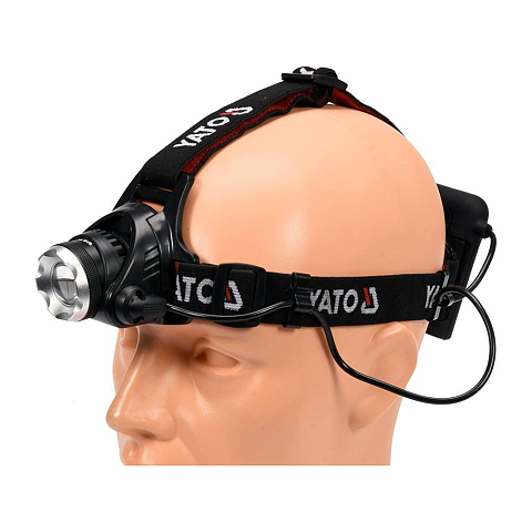 Yato YT-08591 Taschenlampe Schwarz Stirnband-Taschenlampe LED