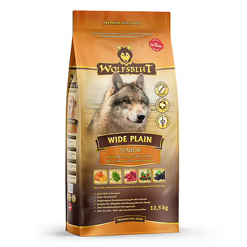 Wolfsblut WB782291 Hunde-Trockenfutter 12,5 kg Adult Pferd, Süßkartoffeln