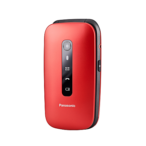 Panasonic KX-TU550 7,11 cm (2.8") Rot Einsteigertelefon