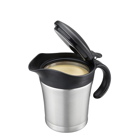 GEFU TREAT Karaffe 0,5 l Schwarz, Edelstahl