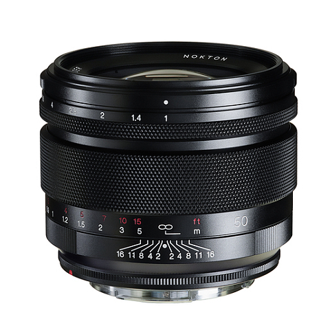 Voigtländer 50mm / 1:1 Nokton SLR Standardobjektiv Schwarz