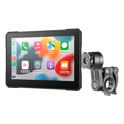 Interphone SYNC70 ESSENTIAL Navigationssystem Fixed 17,8 cm (7") IPS Touchscreen Schwarz