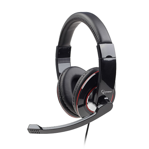Gembird MHS-001 Kopfhörer & Headset Kabelgebunden Kopfband Musik Schwarz