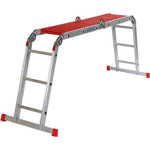 Altrex Varitrex Plus Klappleiter Aluminium, Rot