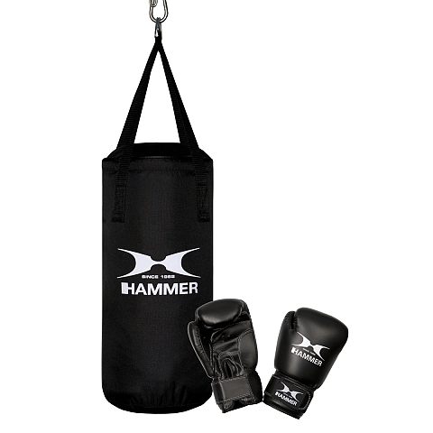HAMMER 92090 Boxsack & Pratze Kind Nylon Schwarz