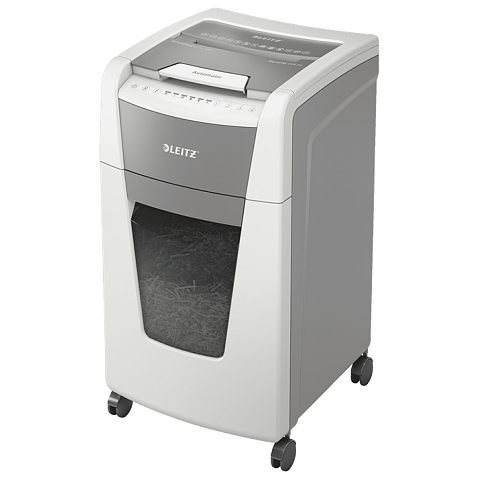 Leitz 80150000 Aktenvernichter Kreuzschreddern 55 dB 22 cm Grau, Weiß